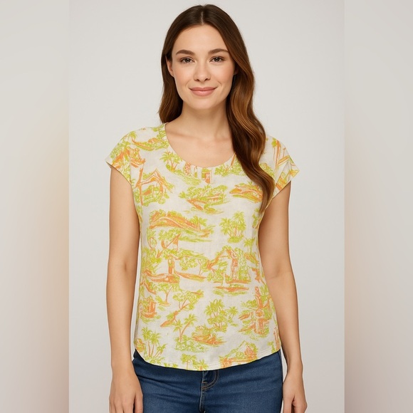 Cynthia Rowley Multicolor Linen Blouse 🌴☀️ - Picture 9 of 9